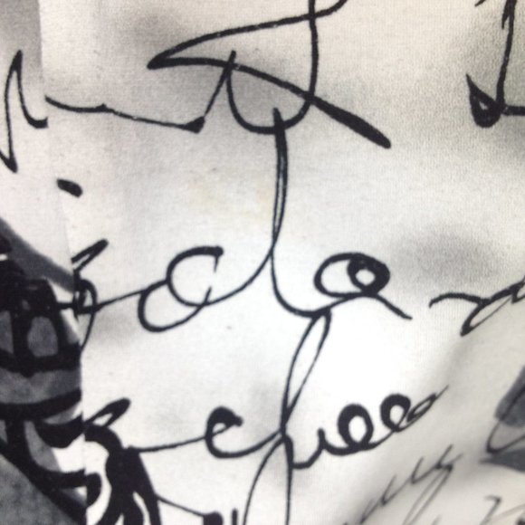 Jackets Galore Black White Embellished Zip Front Blazer Shirt Jacket M/L - Picture 5 of 10